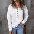 Relaxed V-Neck Button Shirt for Casual Women’s Wear – Olivia