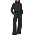 Casual Zip-Up Pullover with Matching Lounge Pants – Olivia