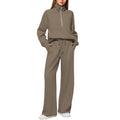 Casual Zip-Up Pullover with Matching Lounge Pants – Olivia
