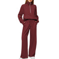 Casual Zip-Up Pullover with Matching Lounge Pants – Olivia