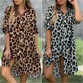 Trendy Leopard Print Button-Down Dress for a Bold Look – Olivia