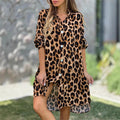 Trendy Leopard Print Button-Down Dress for a Bold Look – Olivia
