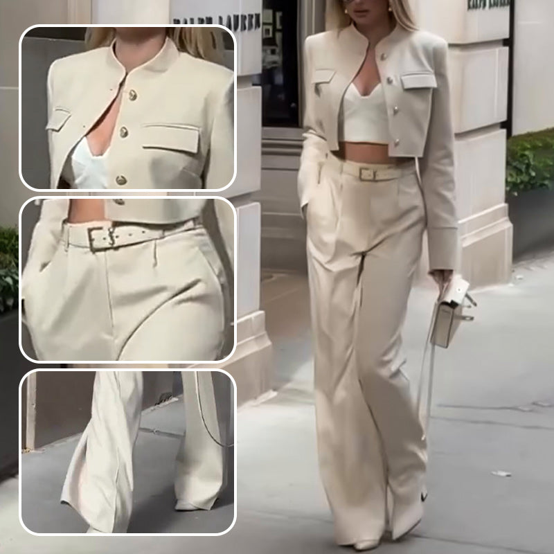 Timeless Women's Two-Piece Suit Set, Versatile & Elegant – Sophia