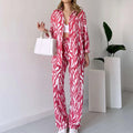 Trendy Zebra Print Lounge Set for Women’s Cozy Wear – Sophia