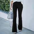 Retro-Inspired High-Waisted Corduroy Flared Pants – Sophia
