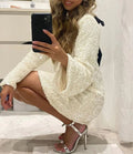 Chic Back Bow Dress – Elegant Statement for Special Occasions – Sophia