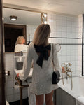 Chic Back Bow Dress – Elegant Statement for Special Occasions – Sophia