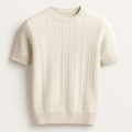 Striped Slim-Fit Dress T-Shirt for Men – Contemporary Style by Daniel
