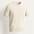 Striped Slim-Fit Dress T-Shirt for Men – Contemporary Style by Daniel