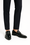 Men's Premium Leather Shoes with Embossed Crocodile Texture – Ethan