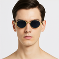 Retro-Inspired Vintage Oval Sunglasses for Timeless Style – James