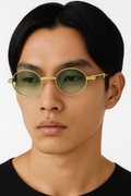 Retro-Inspired Vintage Oval Sunglasses for Timeless Style – James