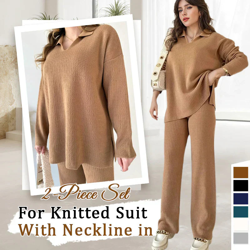 Trendy Knitted Lounge Set for Women – Ava