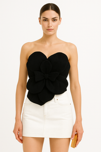 Flirty Off-Shoulder Floral Blouse with Romantic Design – Isabella