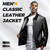 Timeless Men's Leather Jacket for a Sleek Look – Ethan