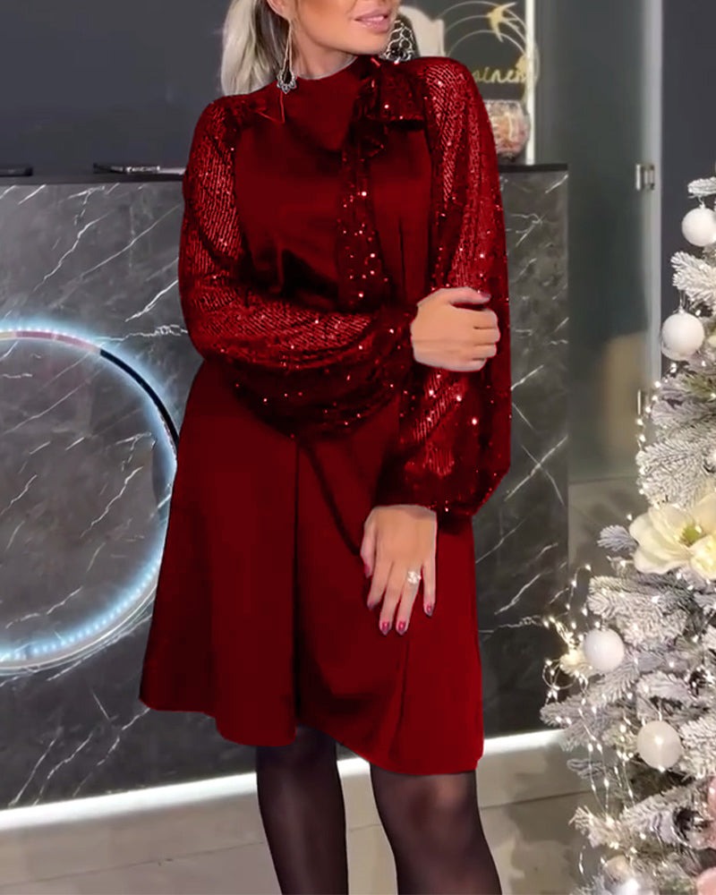 Elegant Sequin Party Dress – Sparkling & Eye-Catching – Olivia