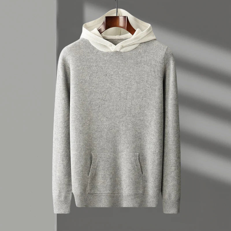 Premium Merino Wool Hoodie for Breathable Comfort and Style – Liam