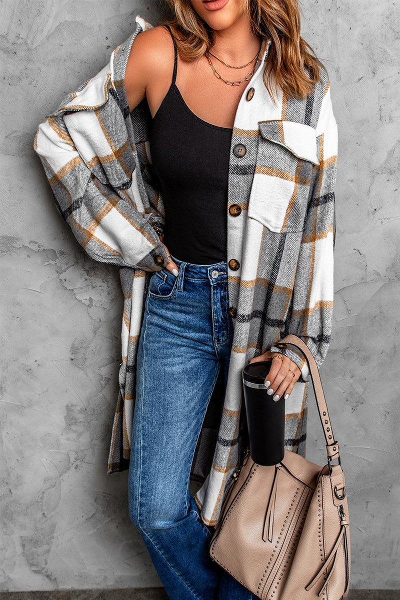 Stylish Long Duster Coat – Flowy & Elegant Outerwear – Sophia