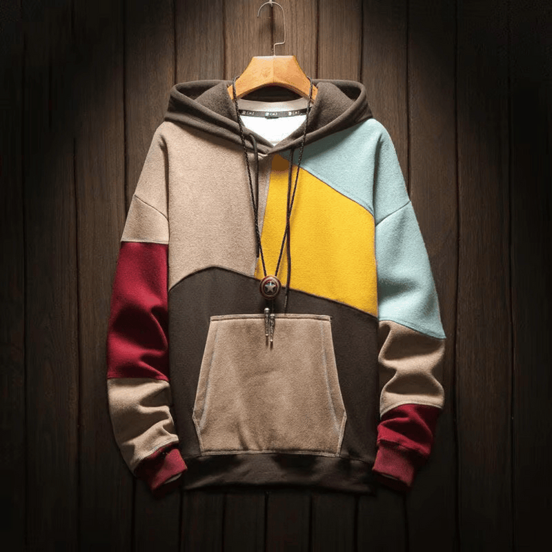Oversized Patchwork Hoodie – Bold & Edgy Streetwear – Ashley