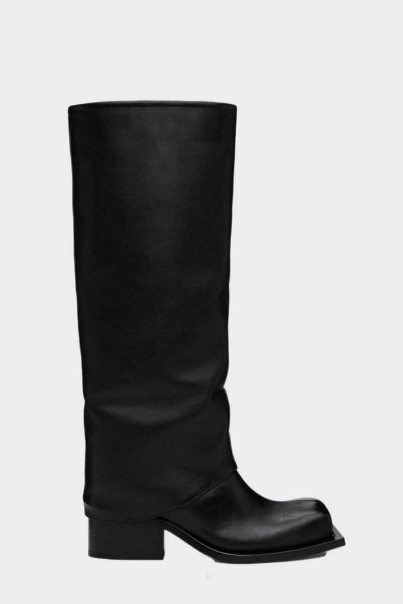 Trendy High-Heel Metallic Boots for Women – Lily