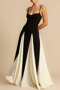 Sophisticated Panelled Cotton Slip Dress - Isabella