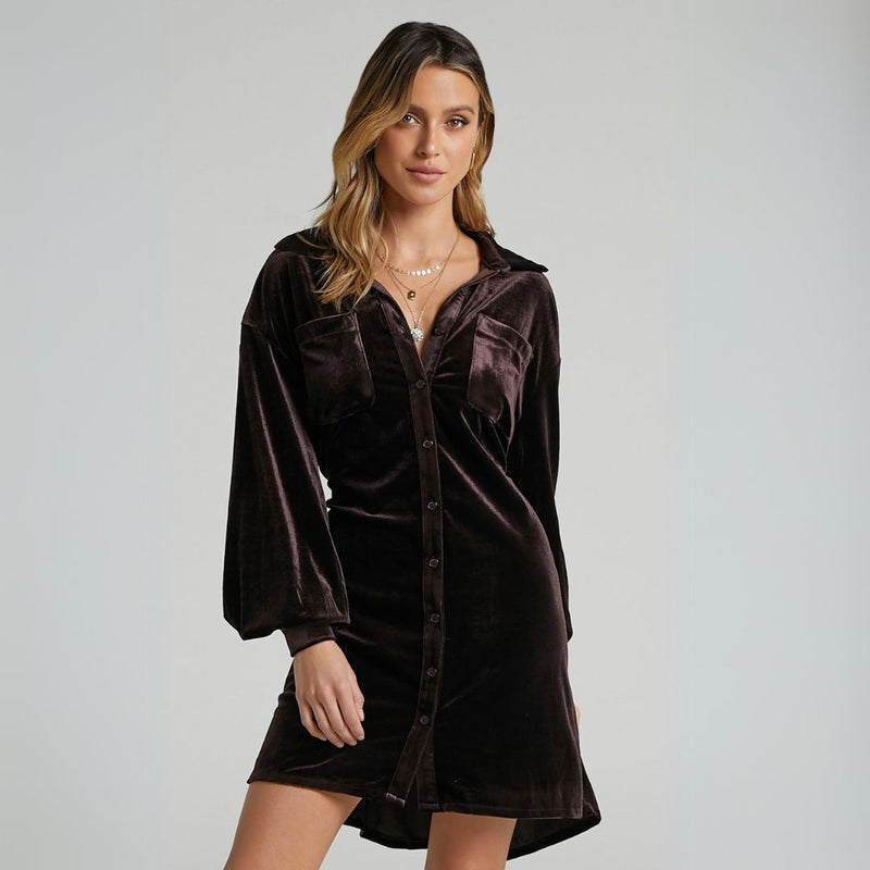 Velvet Evening Dress – Sophisticated & Elegant Look – Sophia