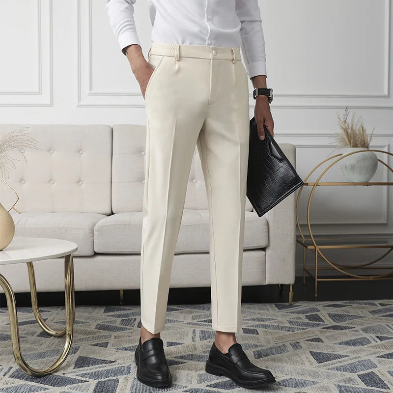 Slim Tailored Formal Trousers for Men – Oliver