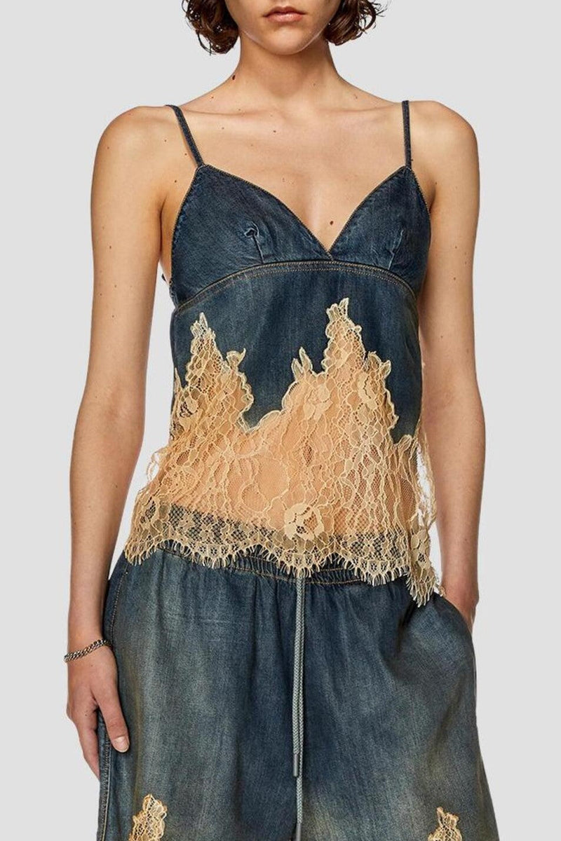 Graceful Non-Stretch Lace Blouse for Timeless Elegance – Ava