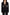 Modern Black Mesh Panel Blazer for Women – Sophia