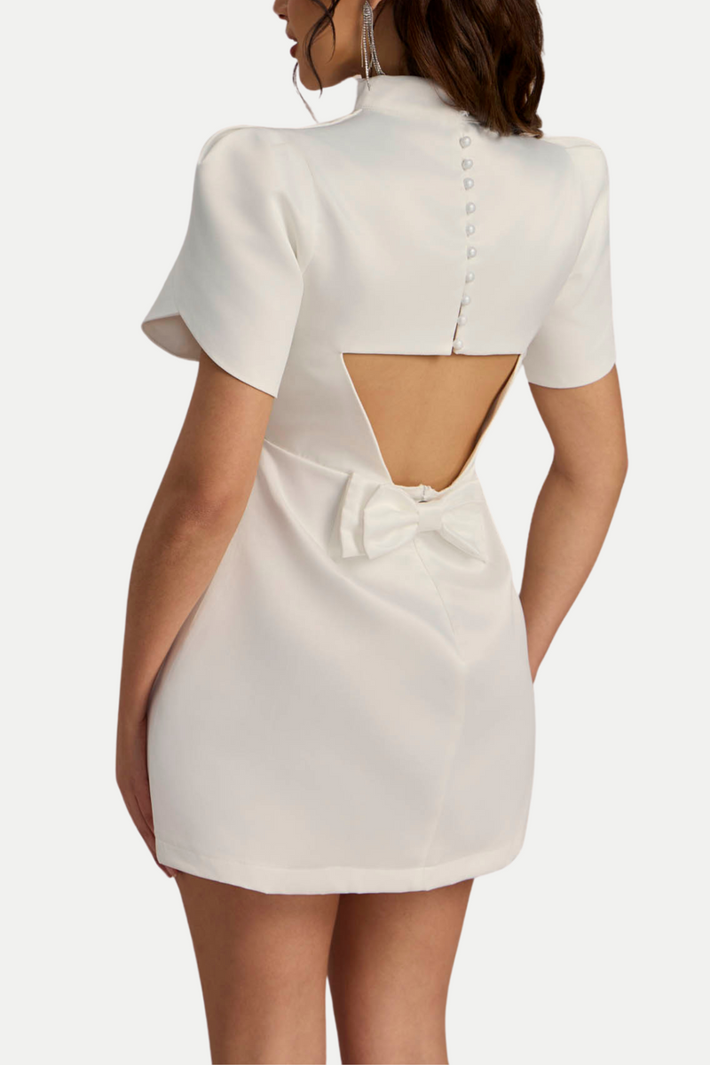 Women's Trendy Mini Dress with Unique Cutouts – Olivia