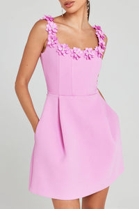 Luxury Floral Mini Dress for Memorable Occasions – Grace
