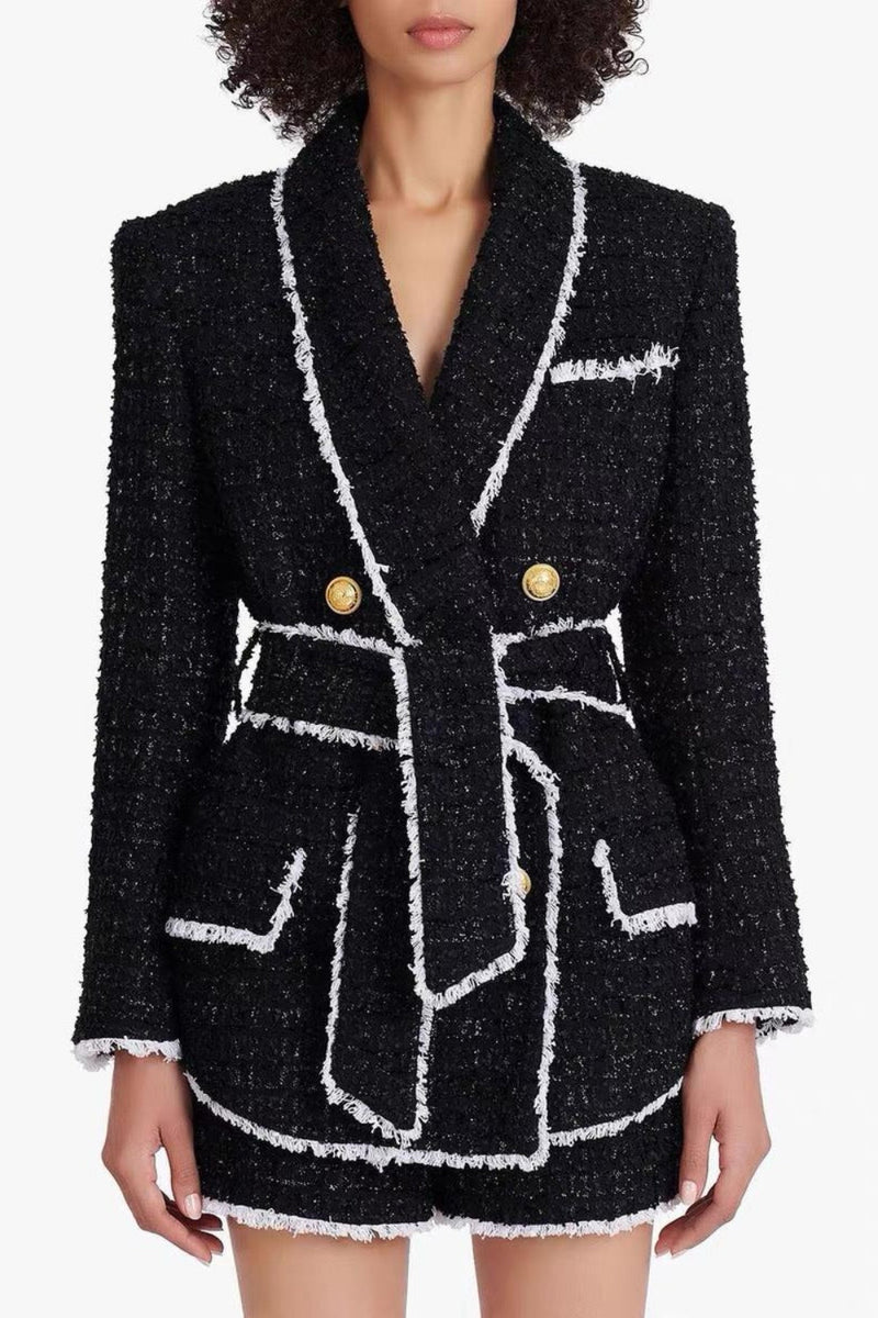 Timeless Tweed Jacket for Office or Formal Events - Sophia