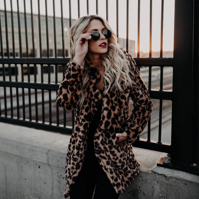 Leopard Print Winter Coat – Fierce & Fashionable Outerwear – Clarissa