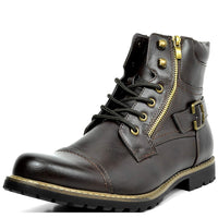 Durable Leather Motorcycle Boots with Non-Slip Sole – Jack