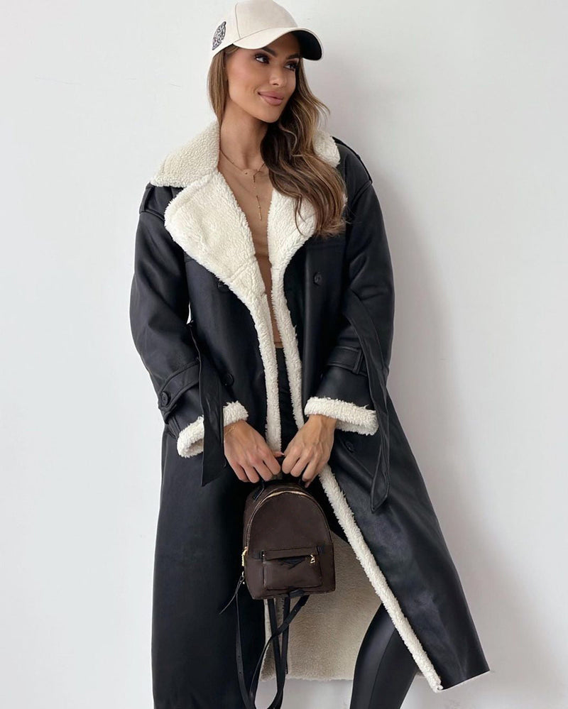 Women’s Longline Winter Coat – Elegant & Insulated – Amelia