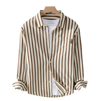 Men’s Timeless Striped Shirt – Classic Fit & Soft Cotton – Oliver