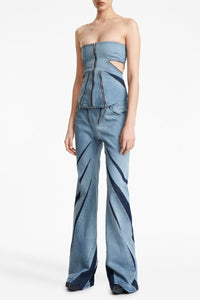 Modern Darted Flare Jeans for a Trendy Statement – Olivia