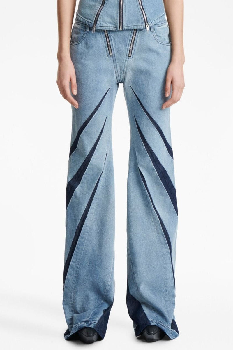 Modern Darted Flare Jeans for a Trendy Statement – Olivia