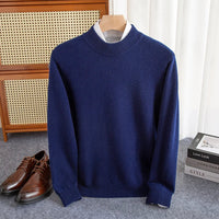 Men’s Premium Merino Wool Sweater – Ultra-Soft & Breathable – Ethan
