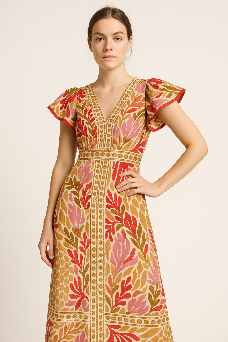 Elegant Midi Dress – Classic & Timeless Wardrobe Staple – Sophia