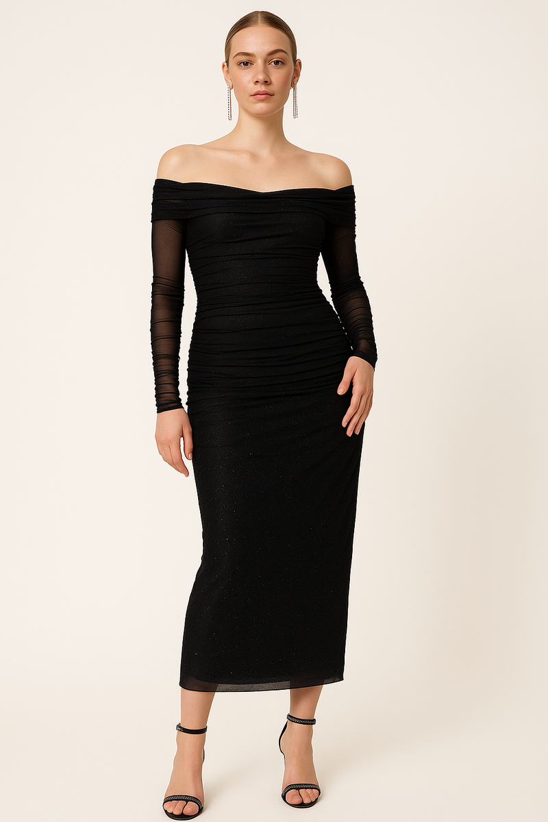 Strapless Sequin Maxi Dress for Special Events – Sophia
