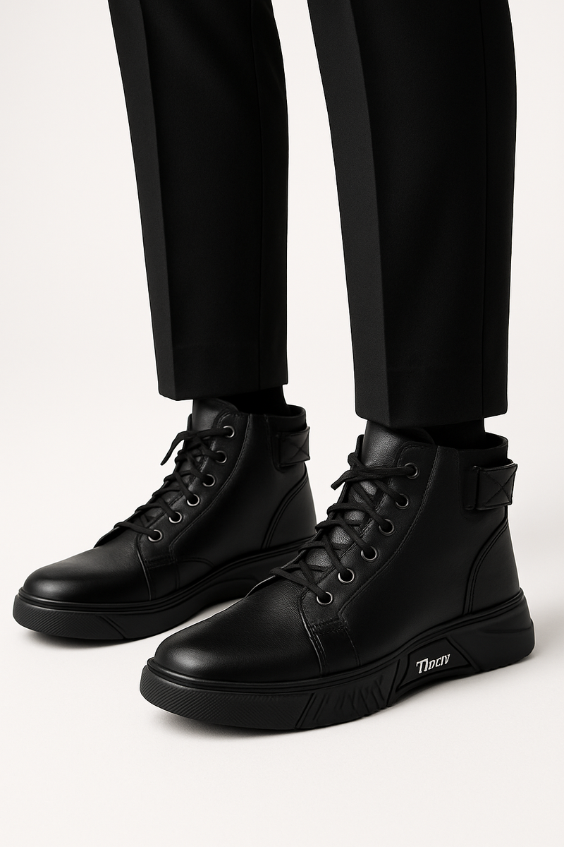Men's Leather Shoes – Business Casual Elegance - James