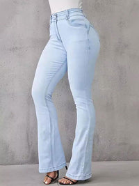 Retro High-Waist Flare Jeans for Women – Kim