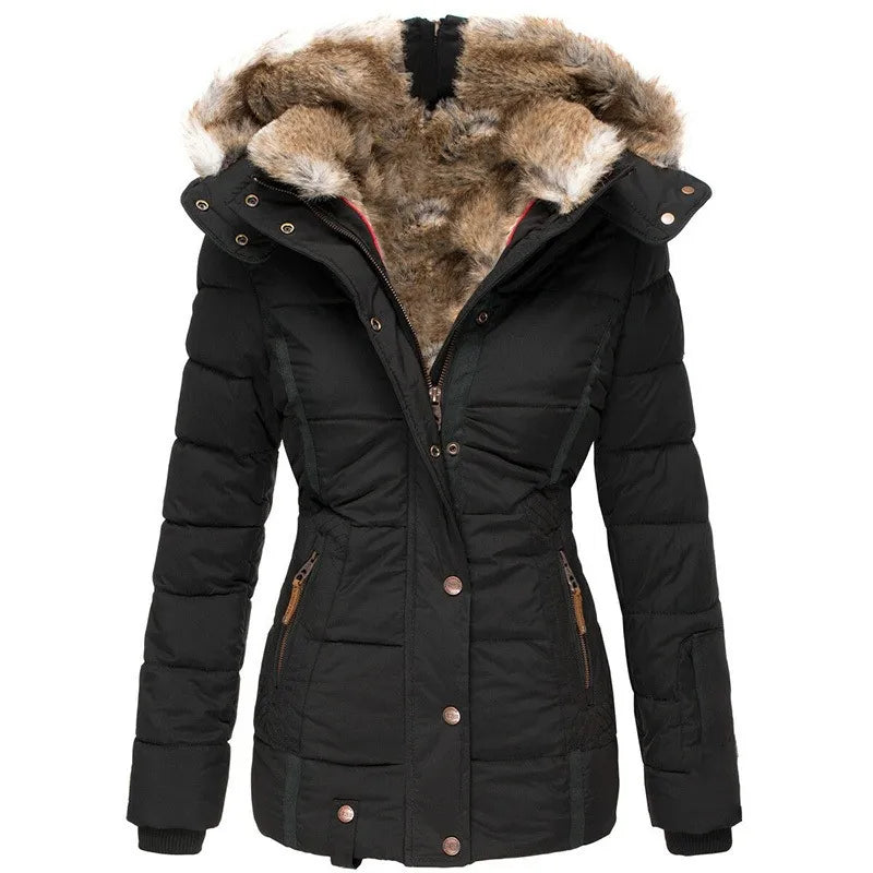 Fur-Lined Winter Jacket – Plush & Insulated for Cold Days – Sophie