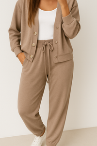 Breathable Cotton Summer Lounge Set for Women – Emily