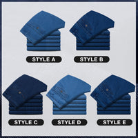 Men's High-Waist Straight Fit Jeans for Timeless Style – James