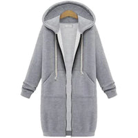 Women's Long Hooded Winter Coat, Warm & Stylish – Sophia
