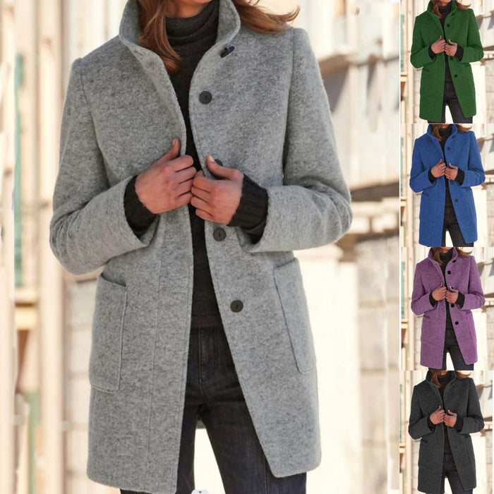 Casual Cotton Wool Blend Jacket for Everyday Comfort – Sophia
