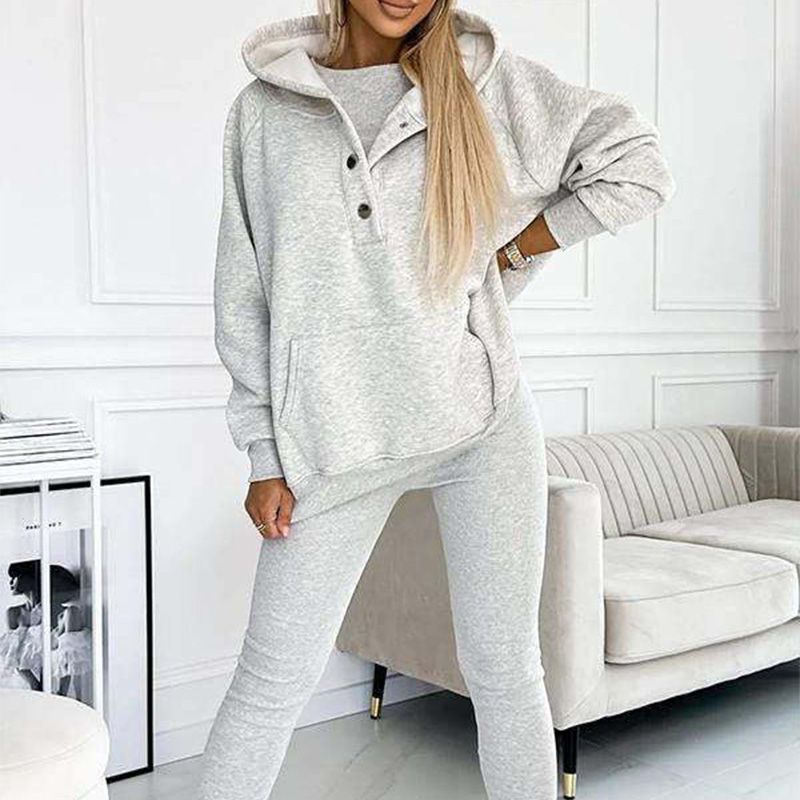 Comfortable Three-Piece Casual Set for Women – Alex