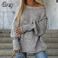 Trendy Knit Pullover with Long Sleeves for Fall – Olivia